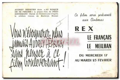 Audrey Hepburn — w stroju zakonniczki — Warner Bros. — numer serii nieczytelny — Rewers