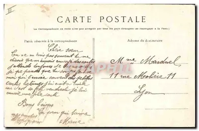 Niña en traje de fiesta — Quimper — Colección Vilkart, n°4035 — Reverso