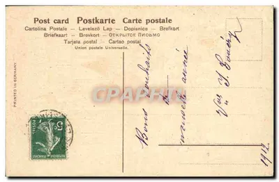 Pássaros e flores — casa florida — SER 632 — Verso