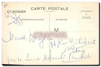 Une machine Singer — publicité pour un meuble Singer — CIE SINGER — Reverso