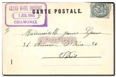 Klimmen op een spits — G. Tairraz fot. Chamonix, n° 71820 — Achterkant