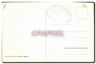 Chamonix — Le Mauvais Pas et la Mer de Glace — J.J. 7828 — Rewers