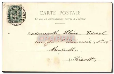 Hortênsia — Linguagem das Flores — Fototipo A. Bergeret & Cie, Nancy — Verso