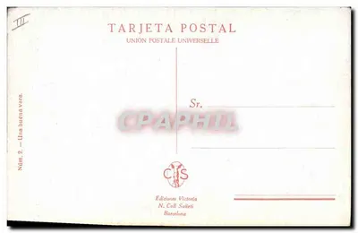 Bieg trzasku — Wydawca N. Coll Saltet, seria nr 2 — Wydawnictwo Victoria, Barcelonie — Rewers