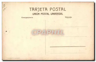 Bilhete postal antigo Corrida Prova de touro Una veronica — Verso