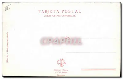 Torero en koe — arena van de corrida — Ediciones Victoria N. Coll Salièri, Barcelona, serie N°3 — Achterkant