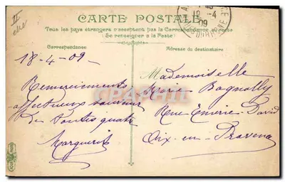 Infanterie — Différentes positions du tireur — L.V. & Cie, n° 3600 — Verso
