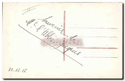 O General JOFFRE — Geralíssimo das Forças Armadas Francesas — L'At. d'Art Photo, Paris — Verso