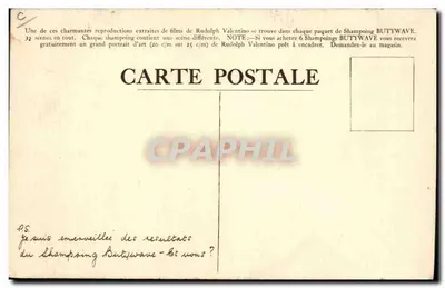 Rudolph Valentino e Vilma Banky em "Son of the Sheik" — editor Allied Artists Corporation — Verso
