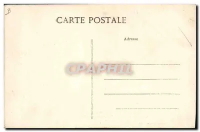 Bilhete postal antigo Cinema Palace Cine Theatre Dancing Rue du Palais Loudun Salle de jeux — Verso