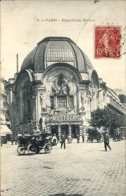 Paris - Hipódromo Bostock — editor De Légers, Paris, n°9