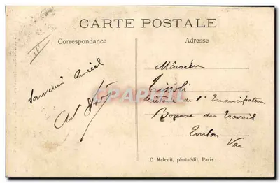 Paris-Montmartre — O Moulin de la Galette — C. M. n°755 — Verso
