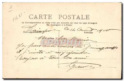 La costa di granito rosa — Ragazza di Perros-Guirec — Editore sconosciuto, numero di serie 2030 — Verso