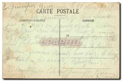 Młoda kobieta z kraju Paimpol — kolekcja B. Hamonic, n°4483 — Rewers