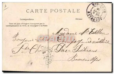 Getrouwd in Scaër — Collectie Villand, Quimper — n° 1083 — Achterkant