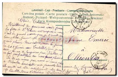 Natal — decoração de visco e sineta — editor não visível — Verso