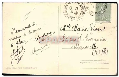 Chamonix — Wspinaczka na skałach — Jaillien Frères, Fot. - Wydawcy, Gouëva — Rewers