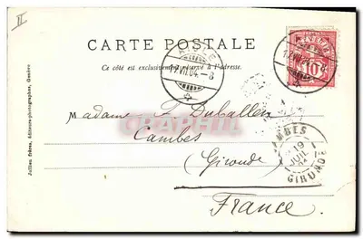 Ceyssin (Château des Faugères) — Na szczycie — J.J. 3003 — Rewers