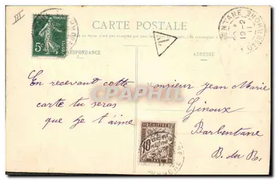 A Bonne Aventure — Carta de vœux com cartas de baralho e rosas — Trahison 3012 — Verso