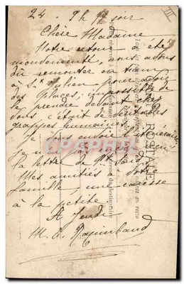 Donna in abito antico che suona la lira — Raethlager — n° 102 — Verso