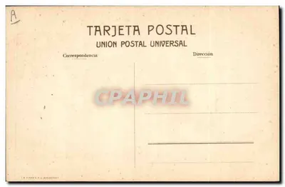 El arrastre — scena walki z bykiem — Union Postal Universal, n° 20 — Rewers
