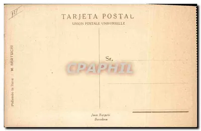 Toreador a cavalo — cena de corrida — editor Juan Barguñó, Barcelona — Verso