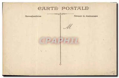 Geral Sarrail — retrato em uniforme — Foto Henri Manuel, L.V.C. Paris — Verso