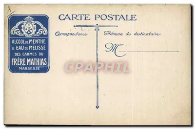 Żołnierze w akcji — Alkohol z mięty i woda meliszu Carmelitów Brata Mathiasa, Marsylia — L.V.C. B.3 — Rewers
