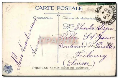 Metralhadora inglesa — ilustração militar — editor Phoscao, n° d.2 — Verso