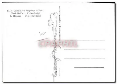 Tanto quanto o vento carrega — Cartaz promocional — Edições F. Nugeron — Verso