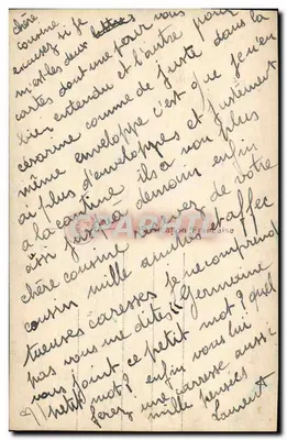Mulher com casaco de pele e chapéu verde — PC Paris 966 — Verso
