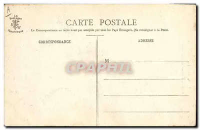 La Bretagne Pittoresque — Kostium Fouesnant — Galerie A. Waron, St-Brieuc — Rewers