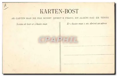 Morlaix — Czapka żałobna — Studium kapeluszy bretońskich — kolekcja Villain, Quiberon — Rewers