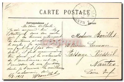 Kobieta Anny z Bretanii — 1. Nagroda Konkursu w Rennes — Zbiór Villard, Quimper — Rewers