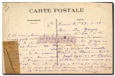 Femme en coiffe traditionnelle — portrait en extérieur — éditeur H. Perros, n° 2570 — Rewers
