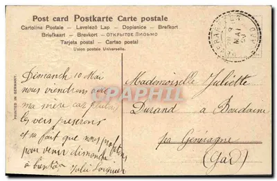 Un Conjonr de Miâlet — editore Miâlet, n° SER.683 — Verso