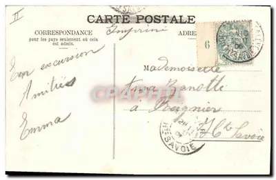 Wspinaczka na Salève — Julllien frères, Fot. Wyd., Genewa, nr 5631 — Rewers