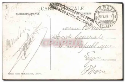 Séracs Mont-Blanca — Chamonix — J. J. 6679 — Rewers