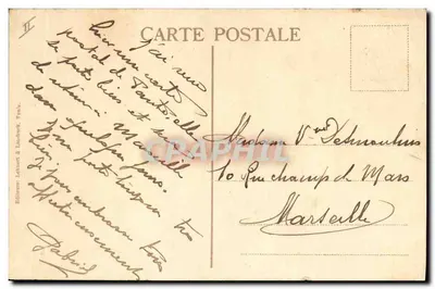 Zbieranie datków — Wydawca Labouret & Lauture, nr 57 — Rewers