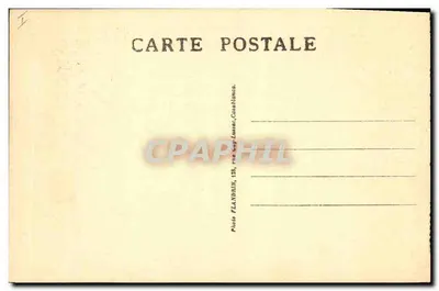 Marrakech — A palmeraie — Foto Flandrin, n°238 — Verso