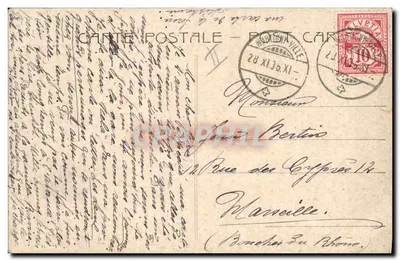 Alterocca - Terni — cena de circo com acrobata e mulo — editor Alterocca Terni, n° 4914 — Verso