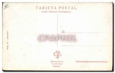 Toreada — scena walki — wydawnictwo Victoria N. Coll Salieti, Barcelona, nr 10 — Rewers