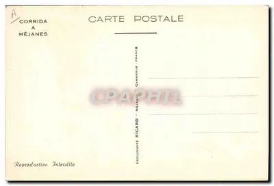 Corrida w Méjanes — Dobra trzaska — Henry Couve — Rewers