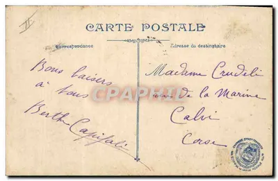 Soldaat in harnas — symbool van de Franse Republiek — uitgever L.V.C. n°2 — Achterkant
