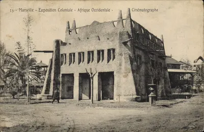 Marseille - Exposição Colonial - África Ocidental - Cinematógrafo