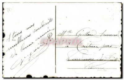 Arranjo de violetas — Boa Ano — editor desconhecido — Verso