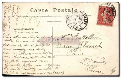 Mulher com coifinha - Rosporden (Estudo de Collerette) - Coll. Villard, Quimper — Verso