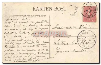 Młoda dziewczyna z Daoulas — Studium kapeluszy Bretanii — Zbiór Viziano, Quimper — Rewers