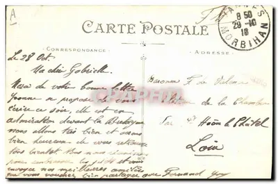 Jonge Man van PONT-L'ABBÉ - Jonge Vrouw van ROSPORDEN — Artaud et Nozais, Nantes — Achterkant