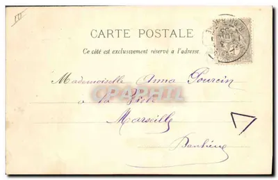 Linguagem das flores — Carta ilustrada com flores e mensagens simbólicas — Editor não identificado, n° 9002 — Verso